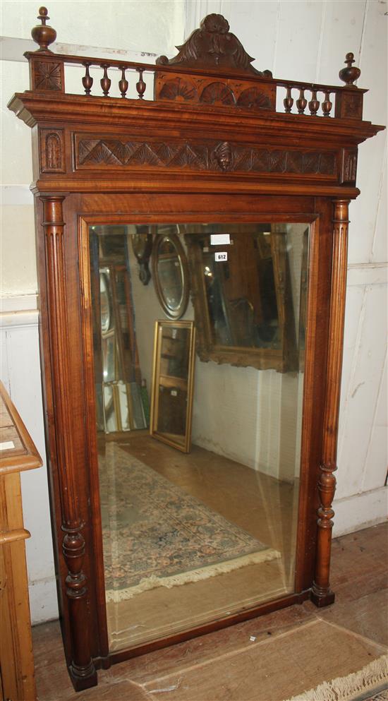 French mirror with carved head